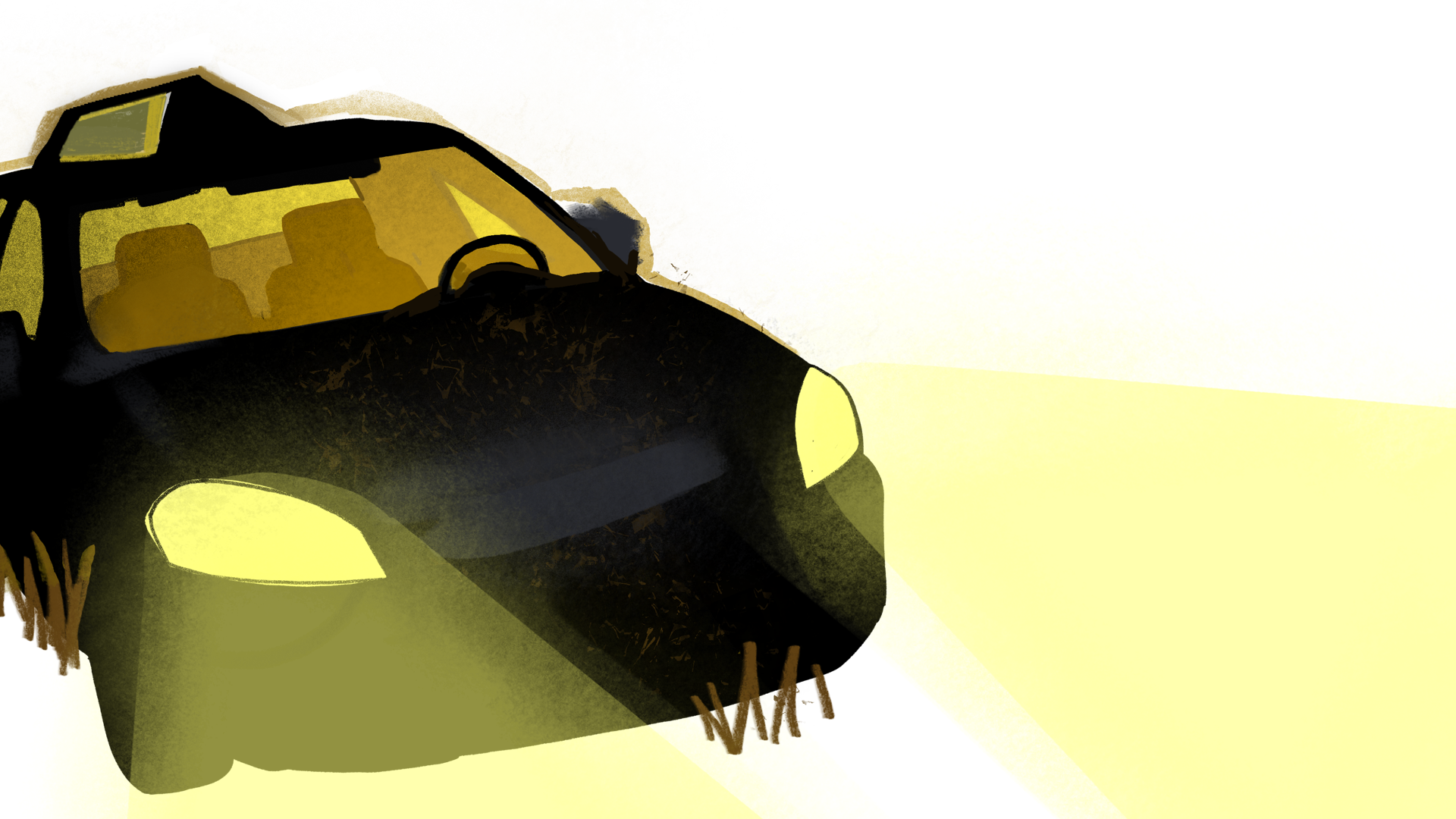 These Roads Are Terminal car and lights layer